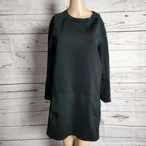 J Brand Black Colleen Long Sleeve Dress Medium EUC - Picture 2 of 6